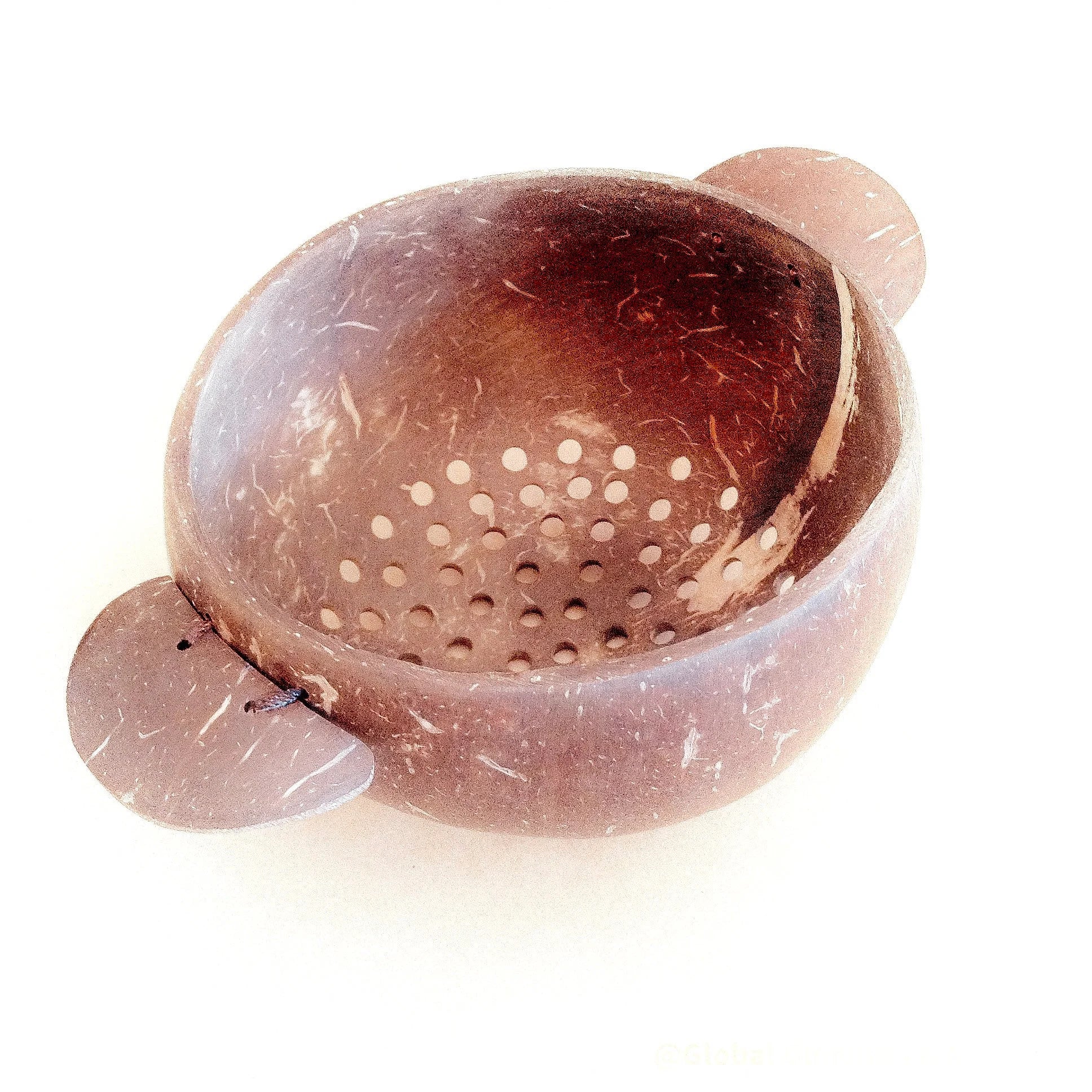 Bowl Water Scoop | Holes in a Bucket | Kids Colander | Mud Kitchen Tools | Coconut
