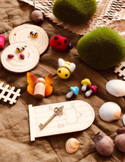 Wooden Slices Sensory Play Small World Play