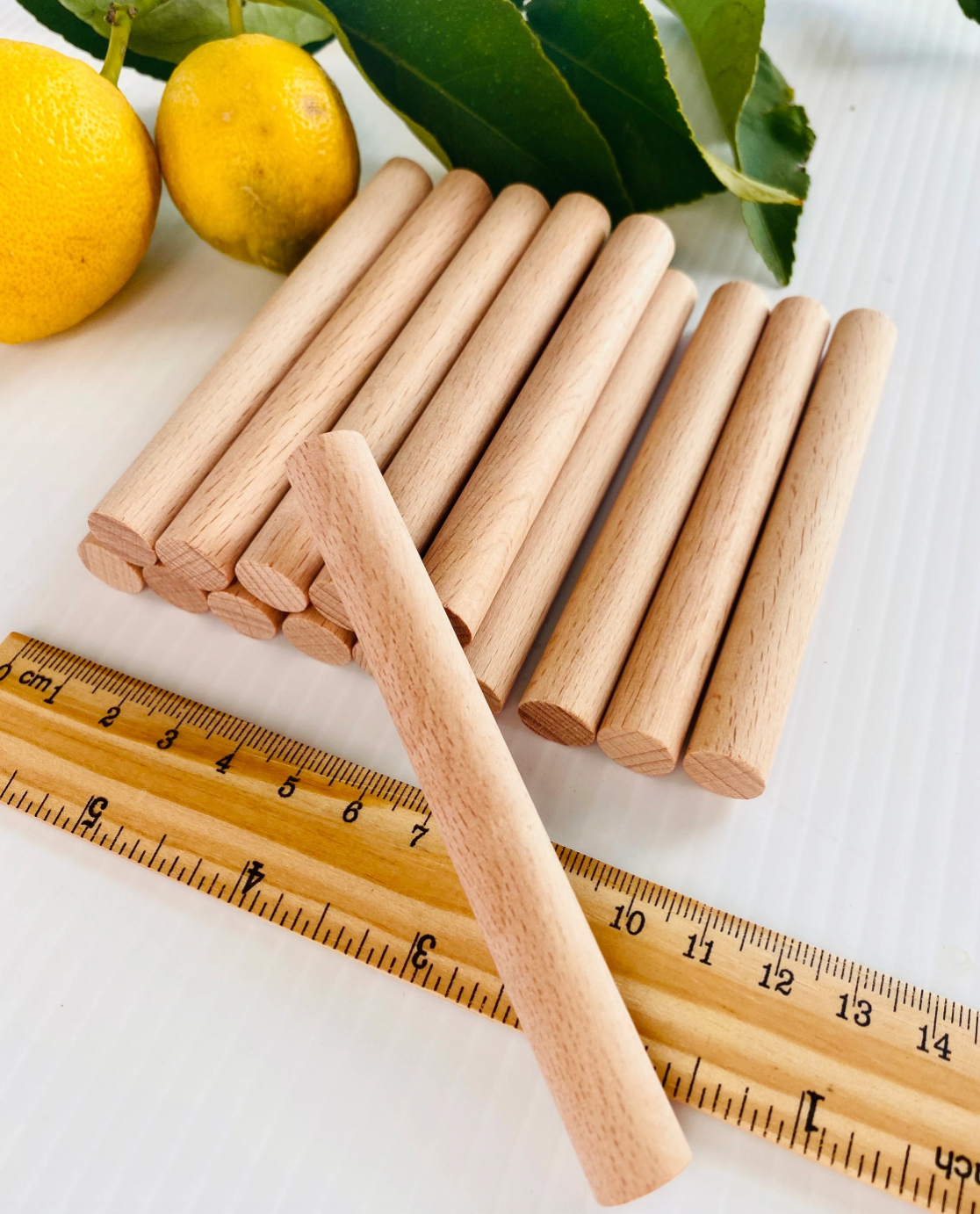 Mini Wooden Playdough Rolling Pins