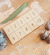 Numbered Wooden TENS Board