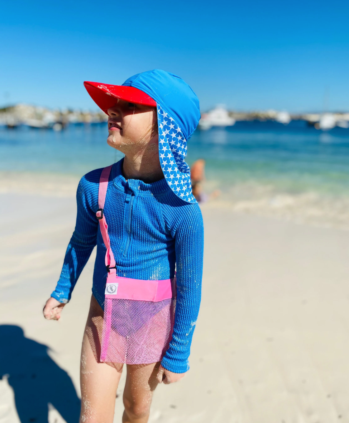Kids Mesh Bag Shell Collecting