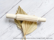 Rouleau à pâtisserie en bois uni et à motifs naturels