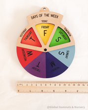 Reloj giratorio DIY - Días de la semana - Herramienta digital para niños