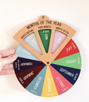 Reloj giratorio DIY - Meses del año - Herramienta digital para niños