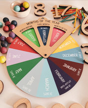 Reloj giratorio DIY - Meses del año - Herramienta digital para niños