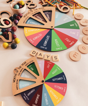 Reloj giratorio DIY - Meses del año - Herramienta digital para niños