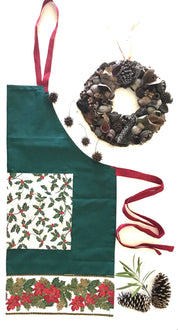 Christmas Aprons – Chef Edition: Festive aprons for kitchen or daycare use during holidays.