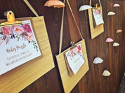 Miniature wall umbrella décor, perfect for fairy umbrellas or elf umbrella displays.