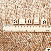 Wooden Number Tiles – 100 Pieces: Educational tool with 100 wooden number tiles, great for counting, math games, and early learning activities.
