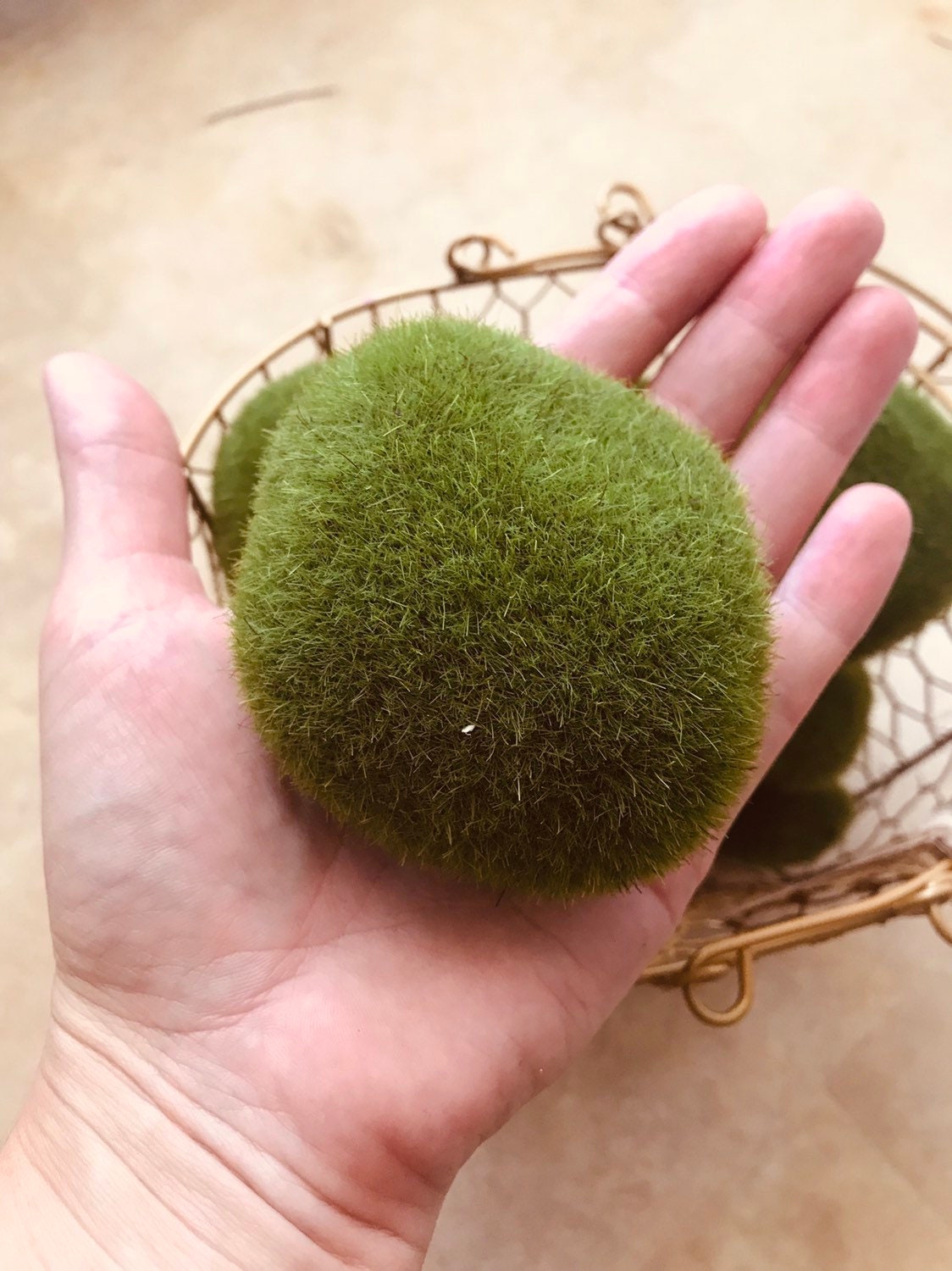 Large green moss rocks, foam-textured decor perfect for creating lush, nature-inspired settings.