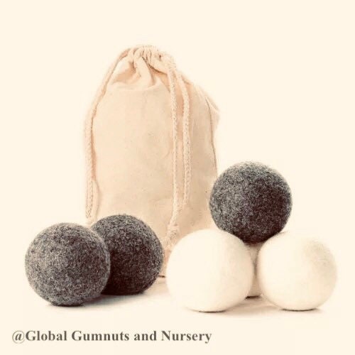 Giant felt marble, a 6-7cm wool ball ideal for sensory play, snowball-themed decor, or creative crafting.