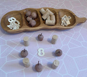 Gumnuts 1kg: Dried eucalyptus gumnuts for sensory play or botanical projects.