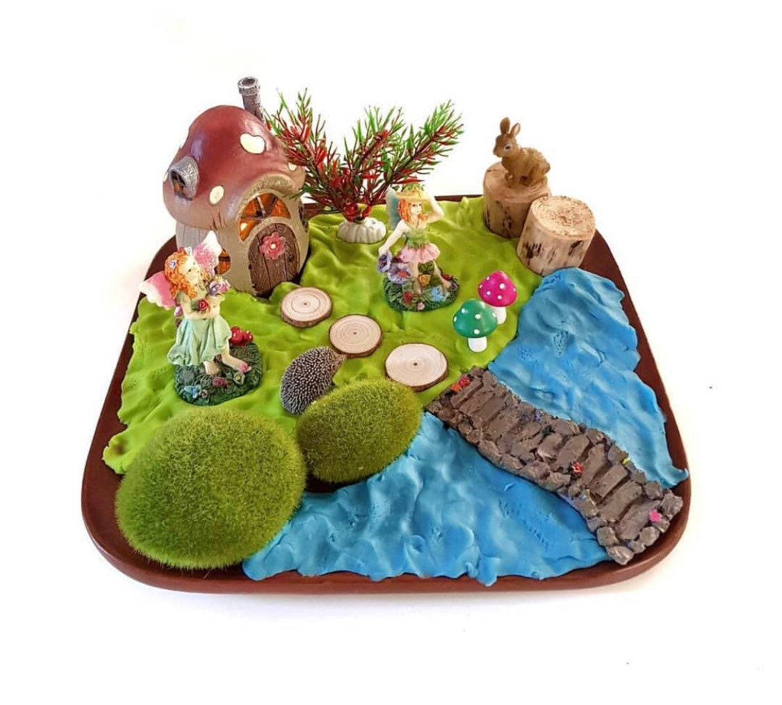 Large green moss rocks, foam-textured decor perfect for creating lush, nature-inspired settings.