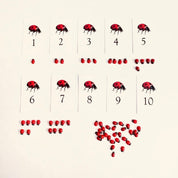 Ladybug-themed count cards, an engaging learning resource for numeracy and insect exploration.