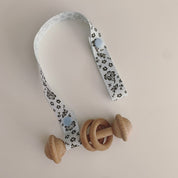 Natural baby rattle, a beautifully crafted, eco-friendly toy for little ones.