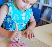 Wooden Craft Tools Set: Three-piece set for sensory play and modelling.