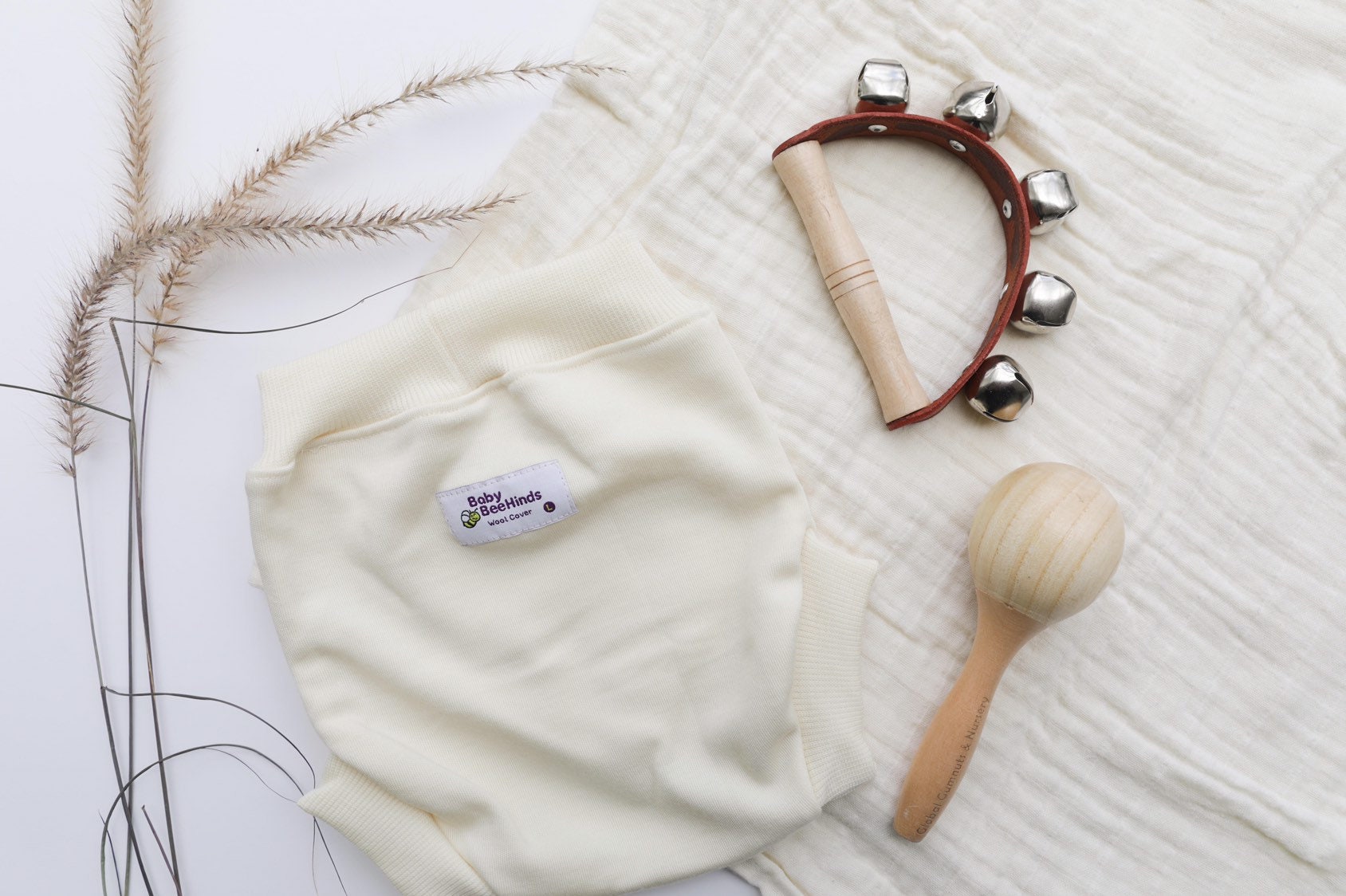 Half-moon tambourine, a delightful kids' musical instrument for rhythm fun and creativity.