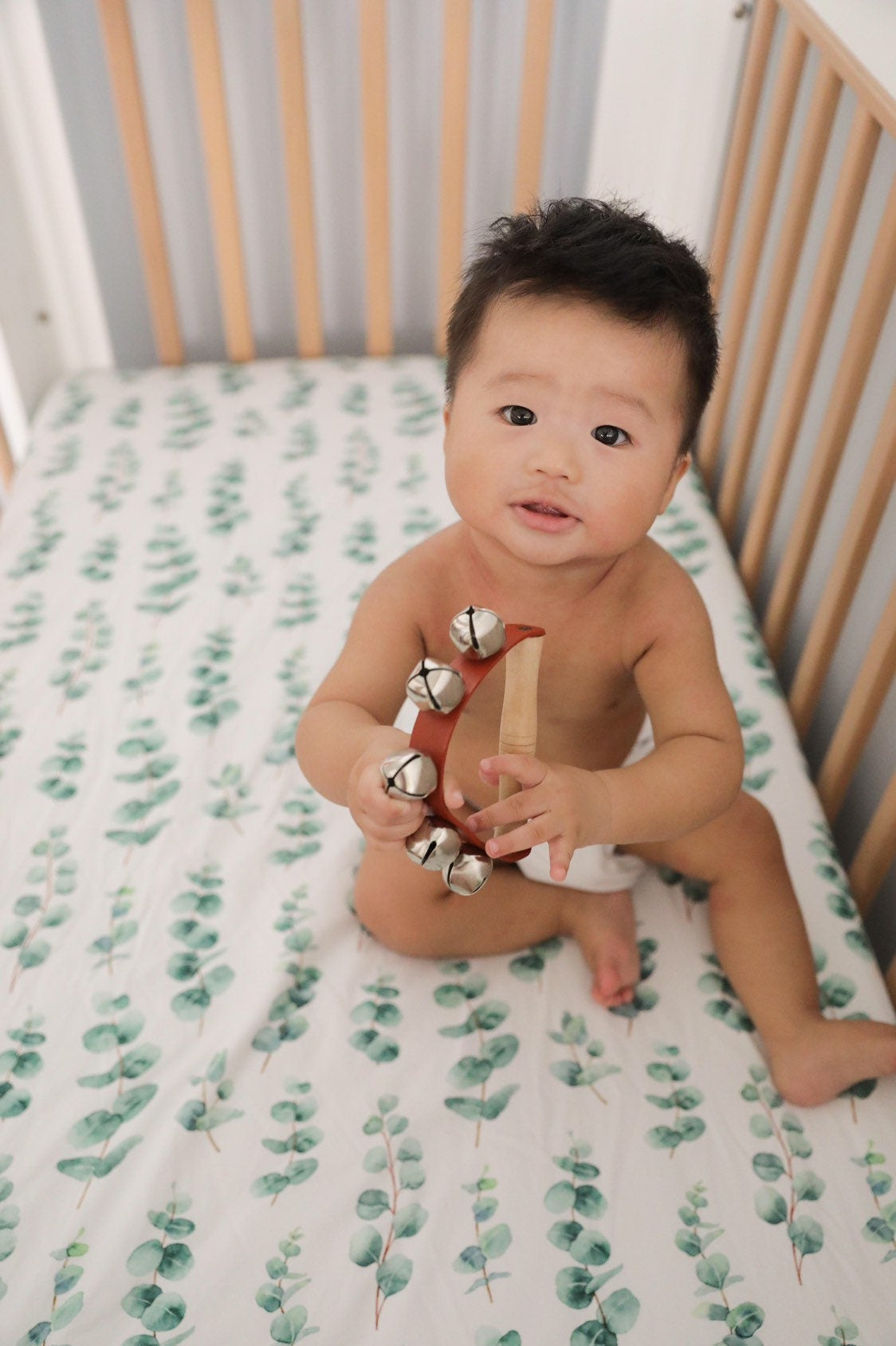 Half-moon tambourine, a delightful kids' musical instrument for rhythm fun and creativity.