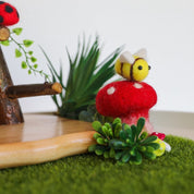 Adorable felt bees, perfect for kids' playtime, imaginative crafts, or buzzing into charming decor projects.