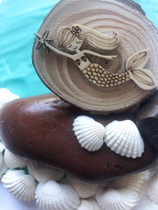 Mermaid Set Gumnut Stamps: Seven-piece mermaid-themed nature stamp set.