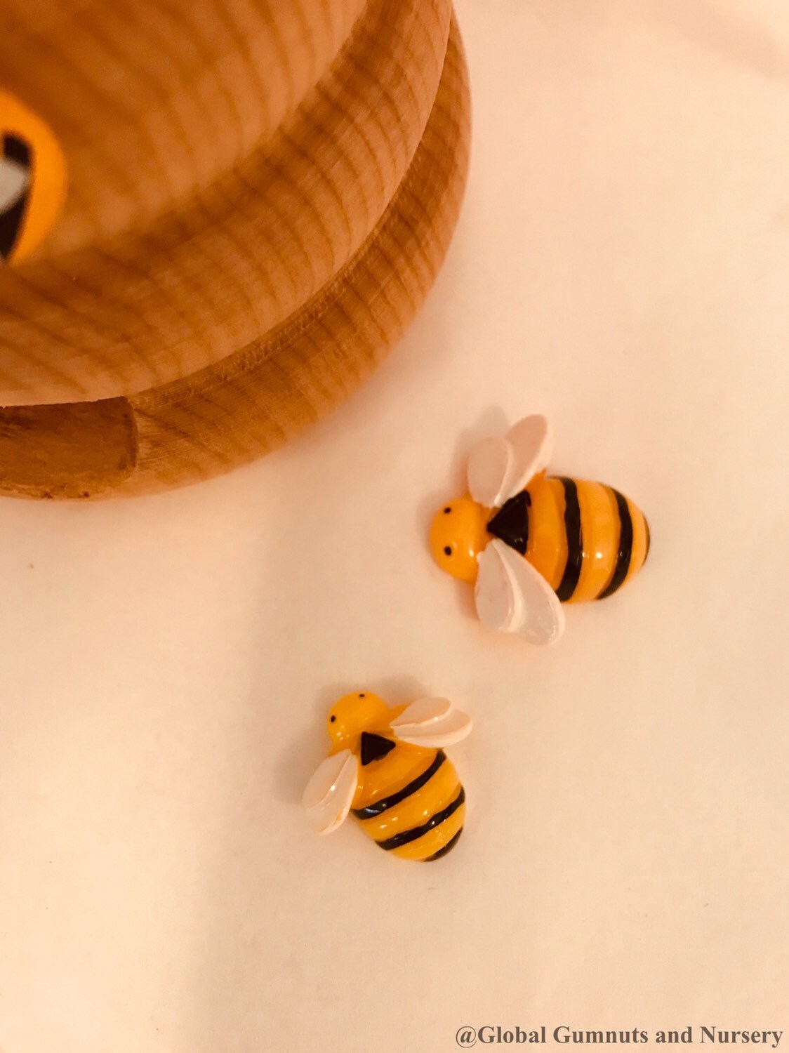 Resin Bees – Life Cycle Craft Supplies: Small resin bee set perfect for teaching insect life cycles, fairy garden crafts, or nature-themed play.