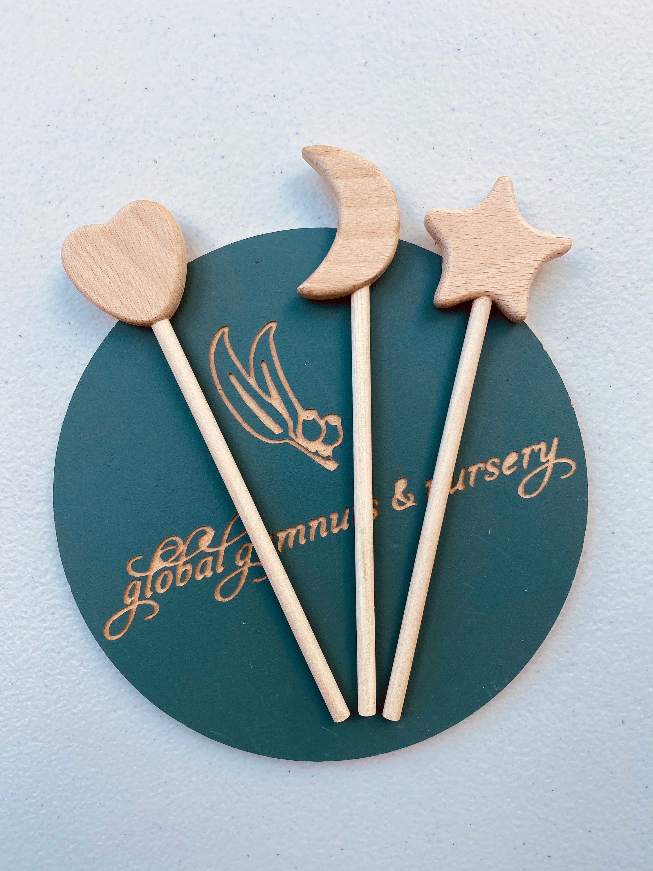 Wooden Heart Wands or Cake Topper: Perfect for princess-themed events or as charming cake toppers, these wands delight kids and adults alike.