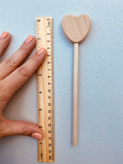 Wooden Heart Wands or Cake Topper: Perfect for princess-themed events or as charming cake toppers, these wands delight kids and adults alike.