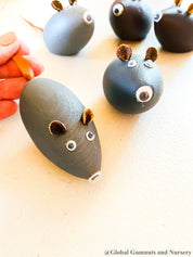 Handmade Mouse: Cute, handcrafted mouse figurine.