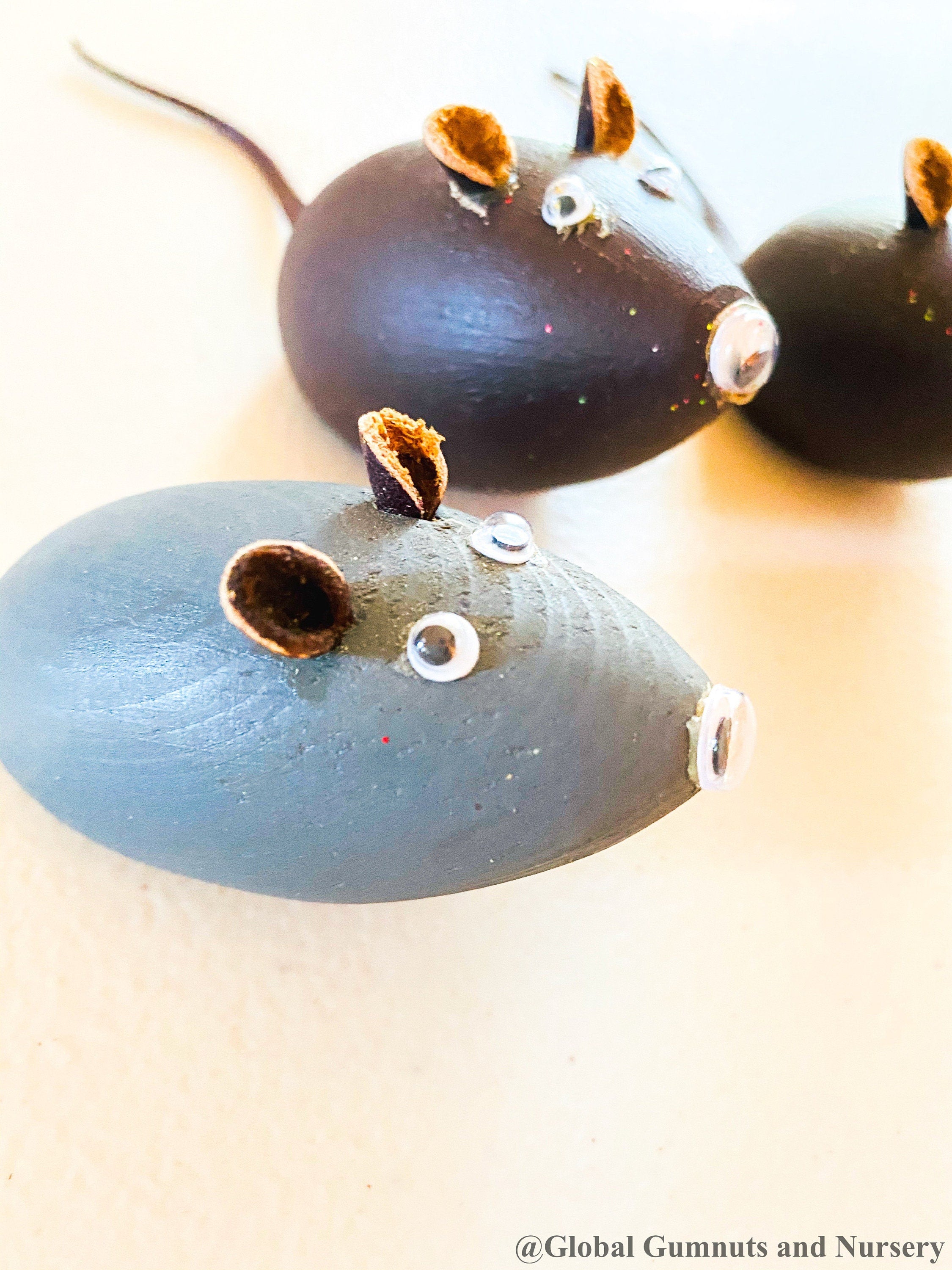 Handmade Mouse: Cute, handcrafted mouse figurine.