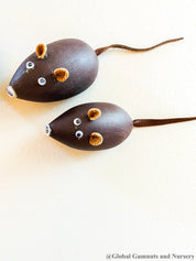 Handmade Mouse: Cute, handcrafted mouse figurine.