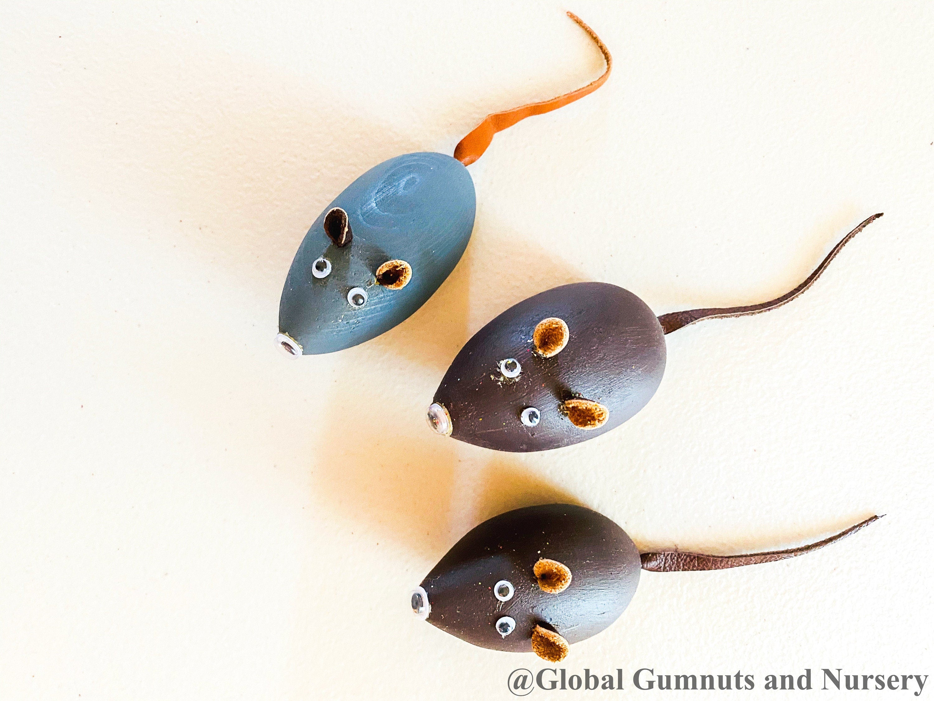 Handmade Mouse: Cute, handcrafted mouse figurine.