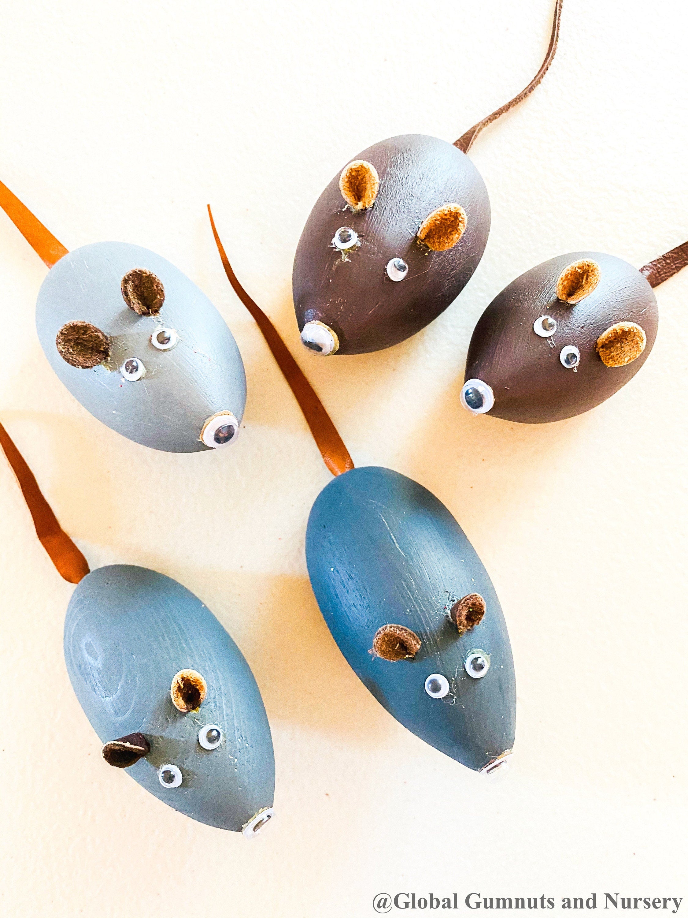 Handmade Mouse: Cute, handcrafted mouse figurine.