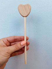 Wooden Heart Wands or Cake Topper: Perfect for princess-themed events or as charming cake toppers, these wands delight kids and adults alike.
