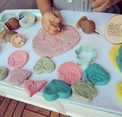 Mermaid Set Gumnut Stamps: Seven-piece mermaid-themed nature stamp set.