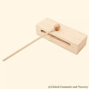 Michael's percussion block, a classic musical instrument for rhythmic fun.