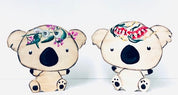 Koala shelfie, a handmade decor piece celebrating the Australian koala.