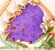 Insects and Bugs Gumnut Stamps: Set of eight nature stamps featuring insects and bugs.