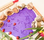 Insects and Bugs Gumnut Stamps: Set of eight nature stamps featuring insects and bugs.