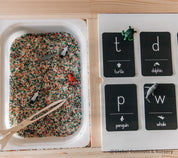 Set of lowercase animal alphabet flashcards, perfect for teaching early literacy and animal recognition in a fun way.