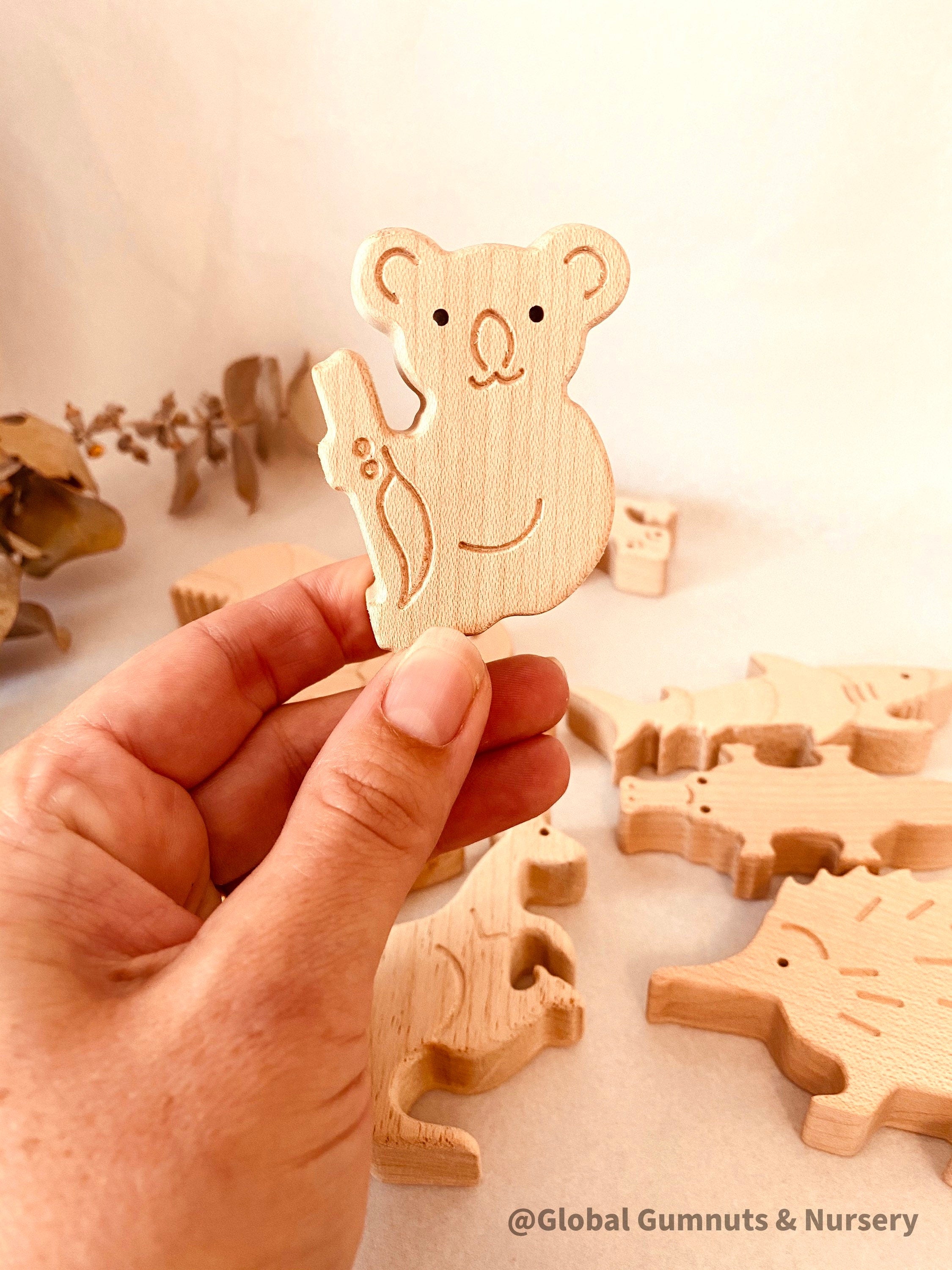 Aussie Animals 3 Set: Montessori-friendly set of Australian native animal figures.