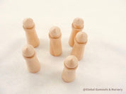 Mini wooden lighthouse, a charming addition to beach-themed decor or playtime.