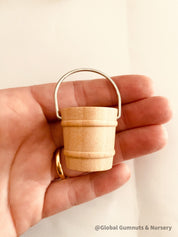 Mini water bucket inspired by "Jack and Jill," perfect for imaginative play or decor.
