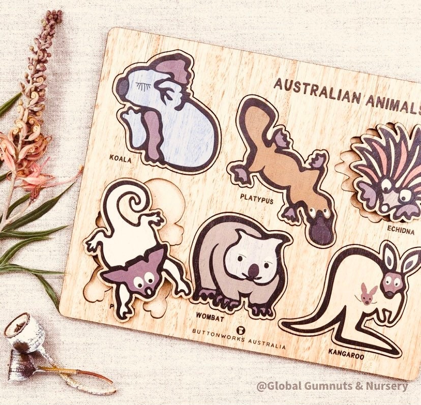 Jolly Australian animal puzzle, an engaging and fun toy for kids while learning about native wildlife.