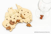 Cute animal wine glass charms, a unique way to personalize glasses at parties and celebrate with style.