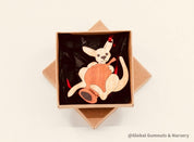 Gumnut kangaroo ornament, a charming Australian-themed decoration for home or gifts.