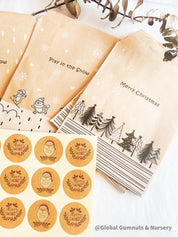Paper ADVENT Calendar Set: 24-piece DIY advent calendar for festive countdowns.