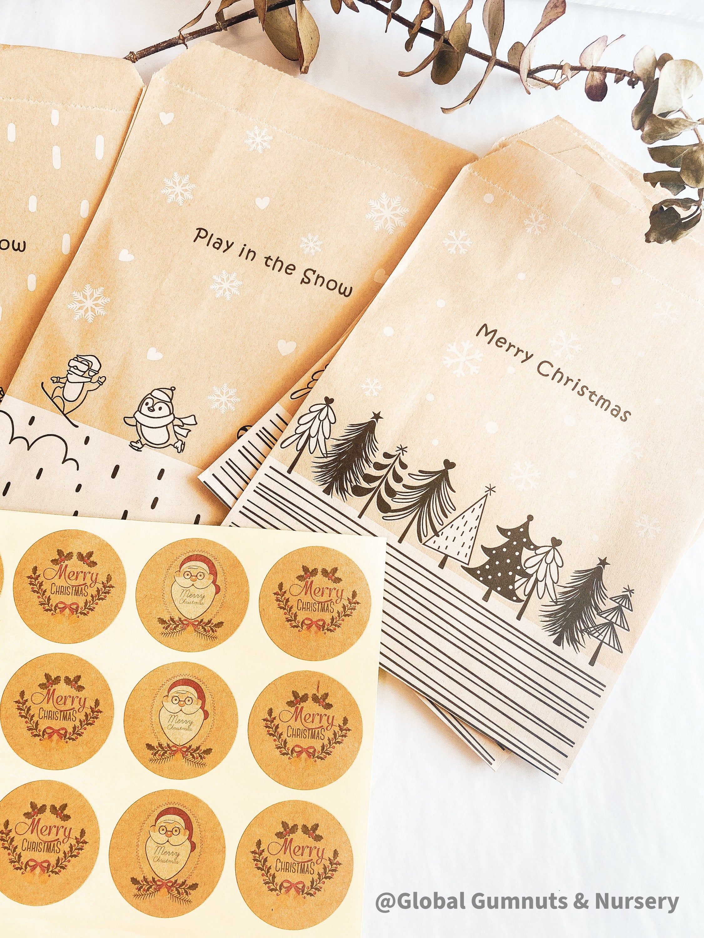 Paper ADVENT Calendar Set: 24-piece DIY advent calendar for festive countdowns.