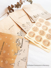 Paper ADVENT Calendar Set: 24-piece DIY advent calendar for festive countdowns.