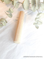 Natural Wooden Rolling Pin: 19.5cm rolling pin for baking or crafting.
