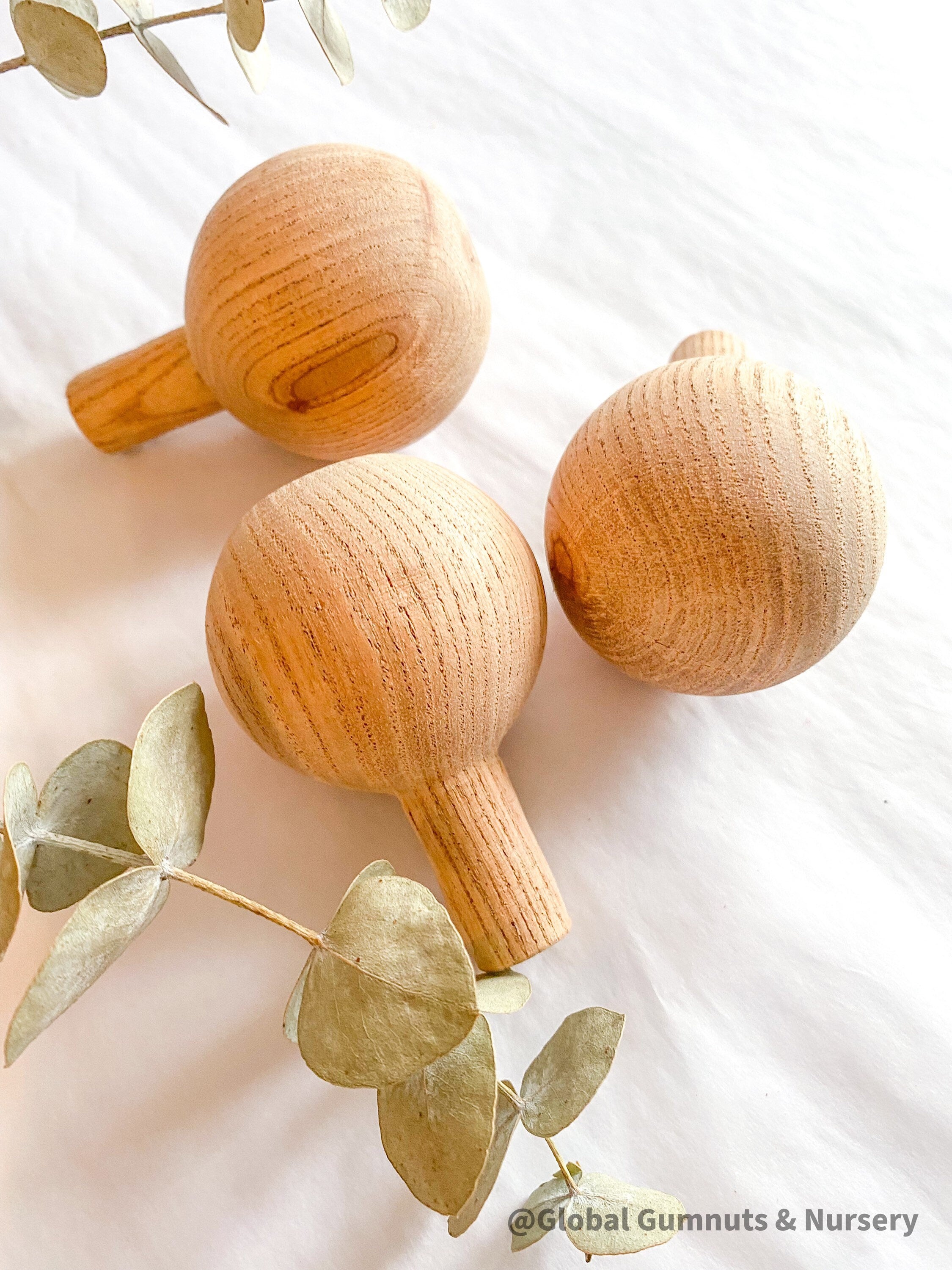 Handmade Wooden Forrest Trees: Set of handcrafted wooden Christmas trees by Emily’s Design.